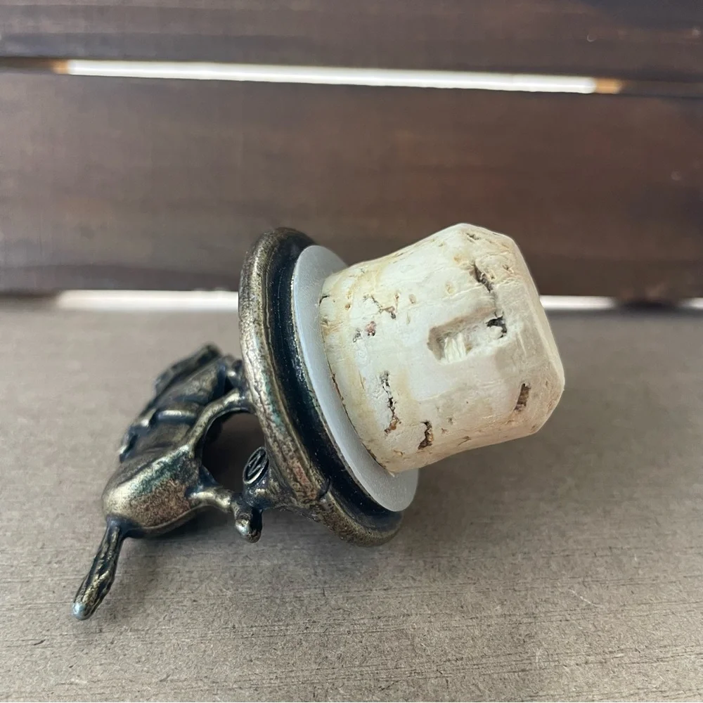 Blanton’s Bourbon Jockey Bottle Stopper LETTER N